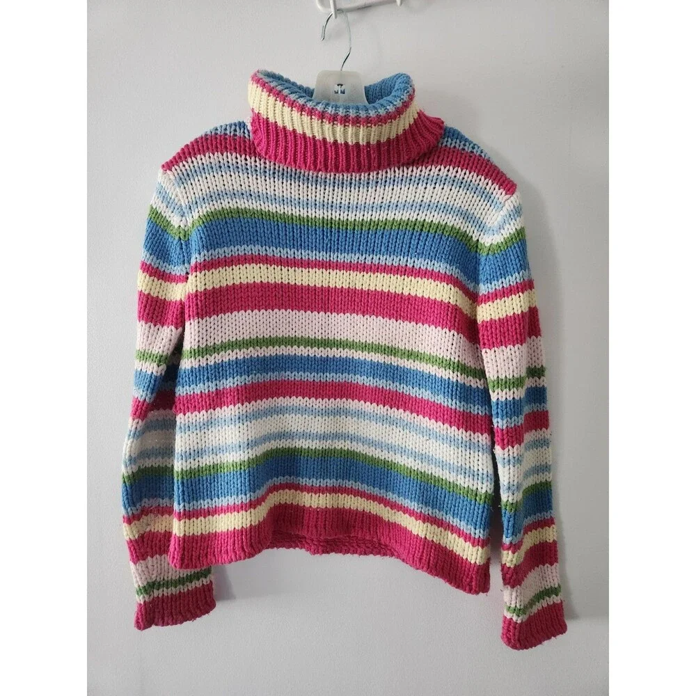 Aeropostale Colorblock Y2k Sweater Sz S